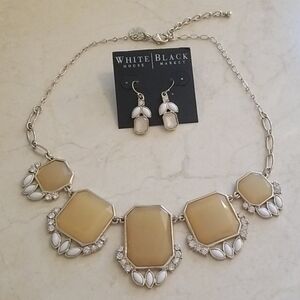 WHBM Necklace and Earrings Set